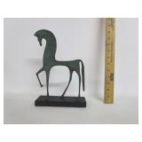 Italy Made Etruscan Horse Horse Patinated Bronze l