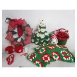 Christmas Decor Crochet Tree,Skirt
