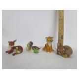 Eva Dalberg Ceramic Duck,Tiger,Rabbit