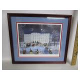 December, Open House At The White House Print