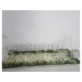 Table Runner With Glasses