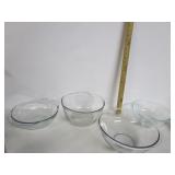 Pyrex Glass Mixing Bowls