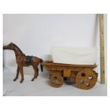 Covered Wagon W/Horse