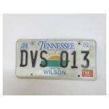 Tenn License Plate
