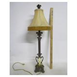 Vintage Brass & Marble Lamp