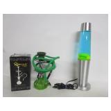 NEW Hookah, Lava Lamp: Needs Bulb