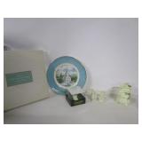 Snow Babie Ornaments,Avon Christmas Plate