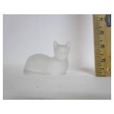Frosted Glass Cat