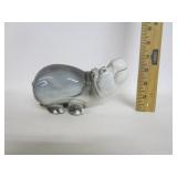 Italy Made Ceramic Hippo