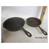 Cast Iron Skillets 8'&6' Cast Iron Skillets 8'&6'