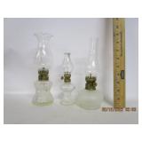 Vintage Mini Oil Lamps Vintage Mini Oil Lamps