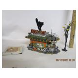 Black Cat Cafe Halloween Decor Lighted Black Cat Cafe Halloween Decor Lighted