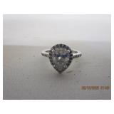 Sterling Silver Ring Cubic Zirconia 8 Sterling Silver Ring Cubic Zirconia 8