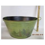 Large Decorative Metal Bucket Large Decorative Metal Bucket