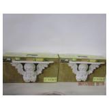 18' Wall Cherub Shelves 18' Wall Cherub Shelves