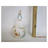 Peter Rabbit Beatrix Potter Ceramic Egg Candy Jar Peter Rabbit Beatrix Potter Ceramic Egg Candy Jar