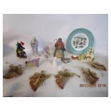 Christmas Decor,Plate,Angel Ornaments Christmas Decor,Plate,Angel Ornaments