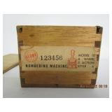 Vtg Numbering Machine Vtg Numbering Machine