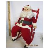 Santa On Rocker Non Working Santa On Rocker Non Working