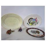Vintage Turkey Platters Vintage Turkey Platters