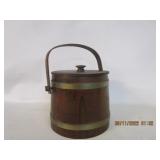 Mid Century Wood Ice Bucket Mid Century Wood Ice Bucket