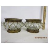 Decorative Metal And Glass Decor