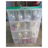 Lots Of Ornaments w/Storage