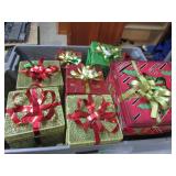 Metal Wrapped Packages Decor
