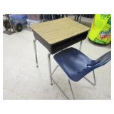 School Desk w/Chair: 1 of  10