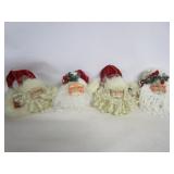 Santa Head Ornaments