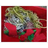Christmas Rope Decor W/Tote
