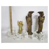 German Made Angels,Angel Candle Holders