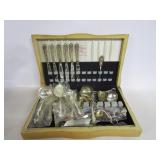 Silver Plate Flatware W/Case
