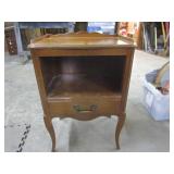 Kindel Cherry Chippendale One Drawer Nightstand