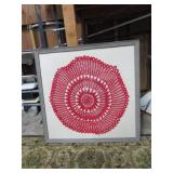 Framed Doilie 32'x32'