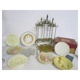 Christmas Decor,Roman,Lenox Coll Plates