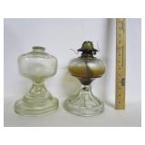 Vintage Oil Lamps No Globe