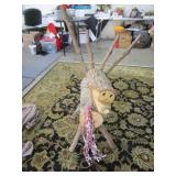Wood Deer Yard Decor