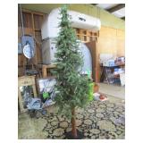 Cabin Decor Christmas Tree 7ft Tall