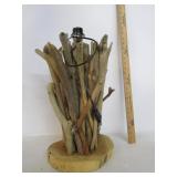 Driftwood Made Lamp Needs New Cord
