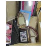 Box Full Of Various Size Picture Frames