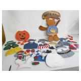 Wood Teddy Bear Hanger Interchangeable