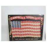 Campbells Soup Metal Repop Sign 16'x12.5'