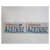 Washington License Plates