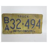 Vintage License Plate