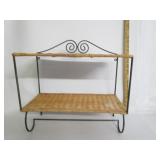 Wicker Display Shelf