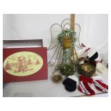Christmas Decor,Metal Angel Candle Holder