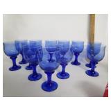 Blue Glass Goblets