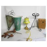 Metal Bucket,Basket,Lamp,Metal Wall Sconce
