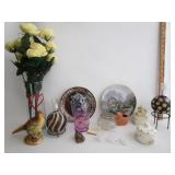 Nik Naks,Collectable Plates,Crochet Flowers